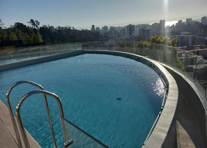 Hermoso Y Moderno Departamento, Nuevo, A Pasos De La Quinta Vergara, Cercano A Los Mejores Atractivos De Vina Del Mar, Con Maravillosa Vista