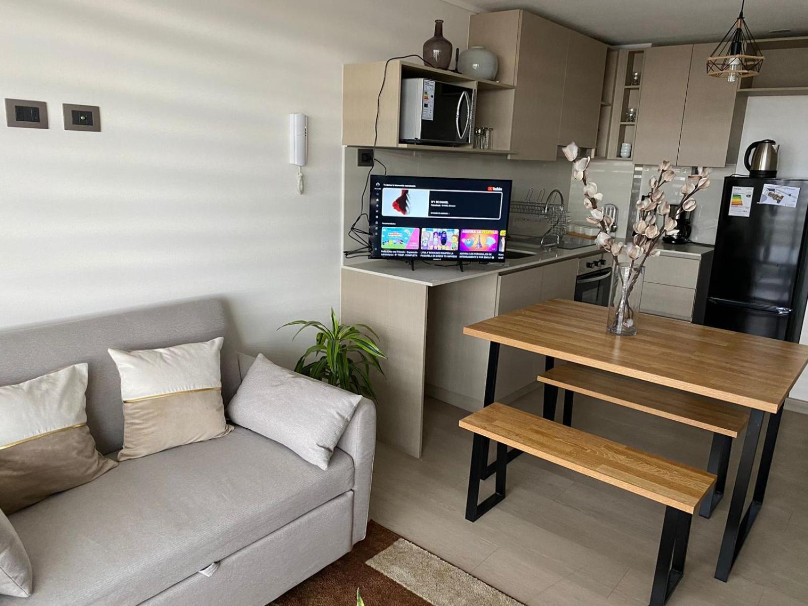 Apartment Hermoso Y Moderno Departamento, Nuevo, A Pasos De La Quinta Vergara, Cercano A Mejores Atractivos De Vina Del Mar, Con Maravillosa Vista