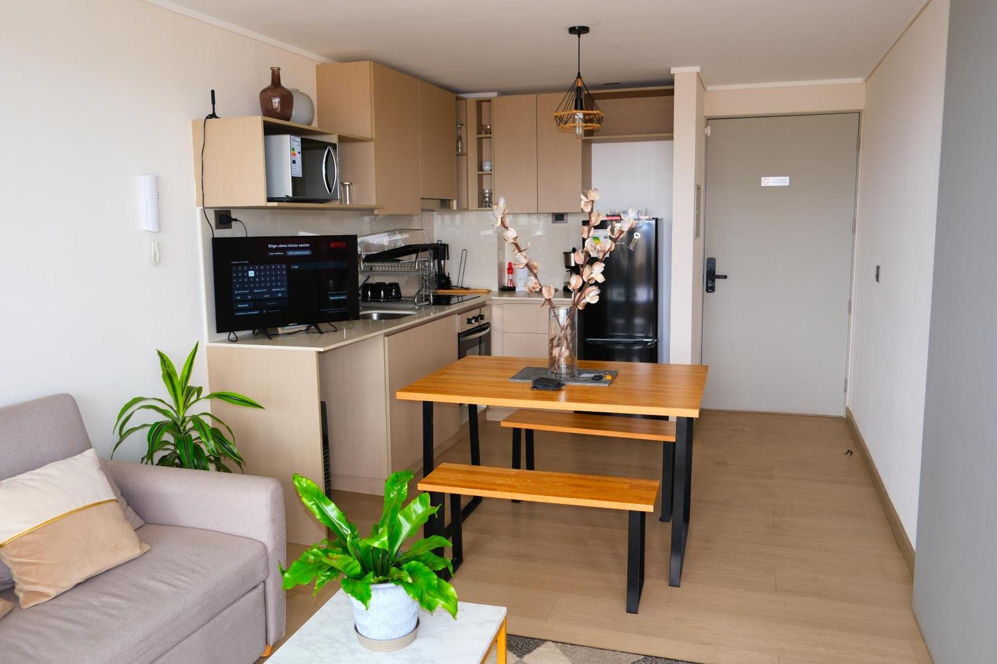 Apartment Hermoso Y Moderno Departamento, Nuevo, A Pasos De La Quinta Vergara, Cercano A Mejores Atractivos De Vina Del Mar, Con Maravillosa Vista *
